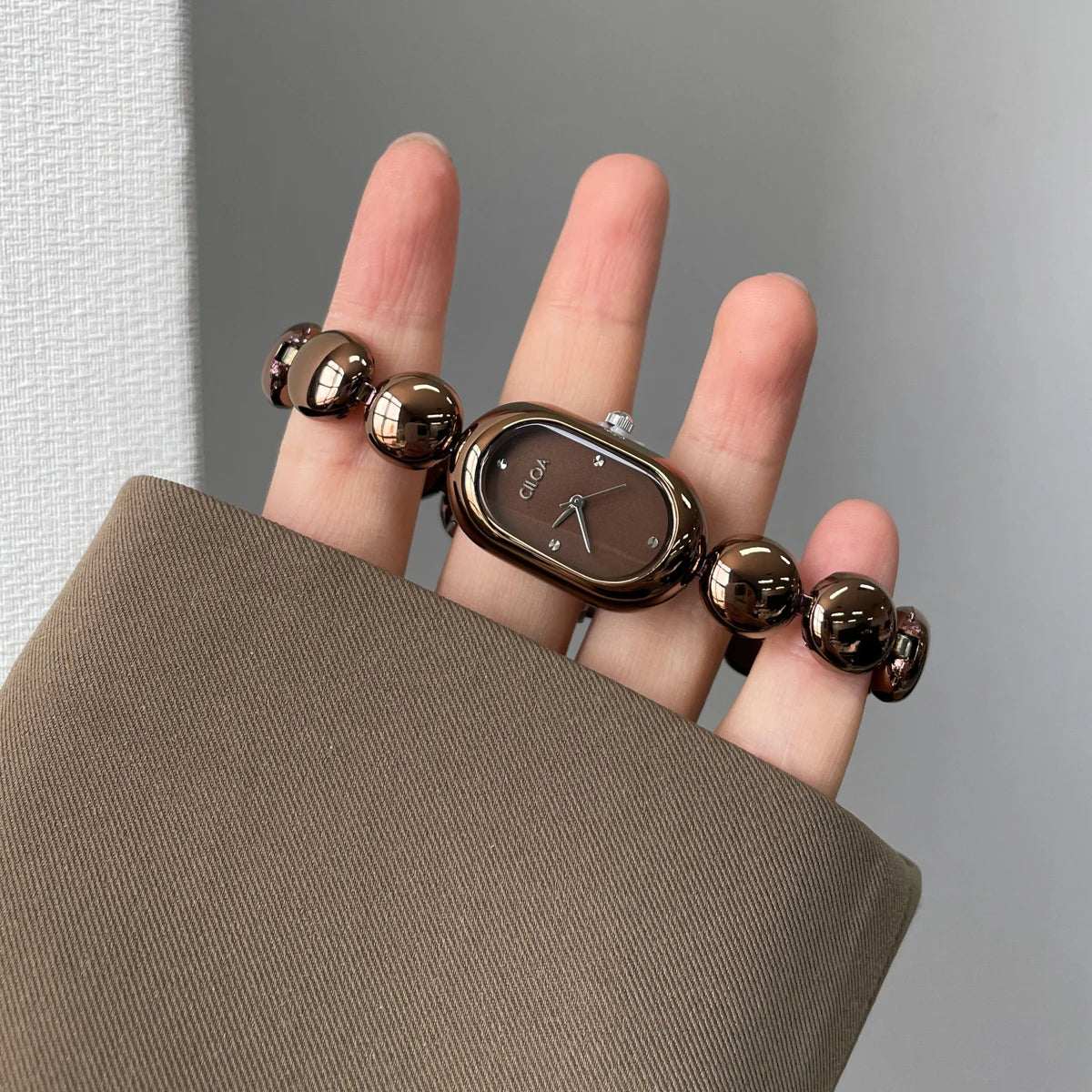 Reloj Pulsera de Cuentas
