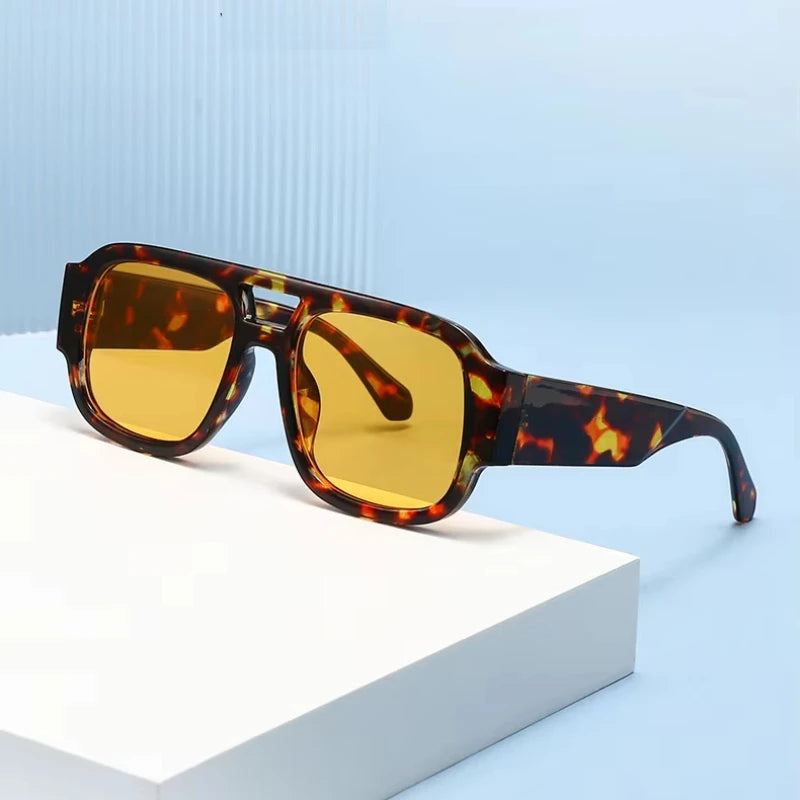 Lentes Cuadrados Doble Puente