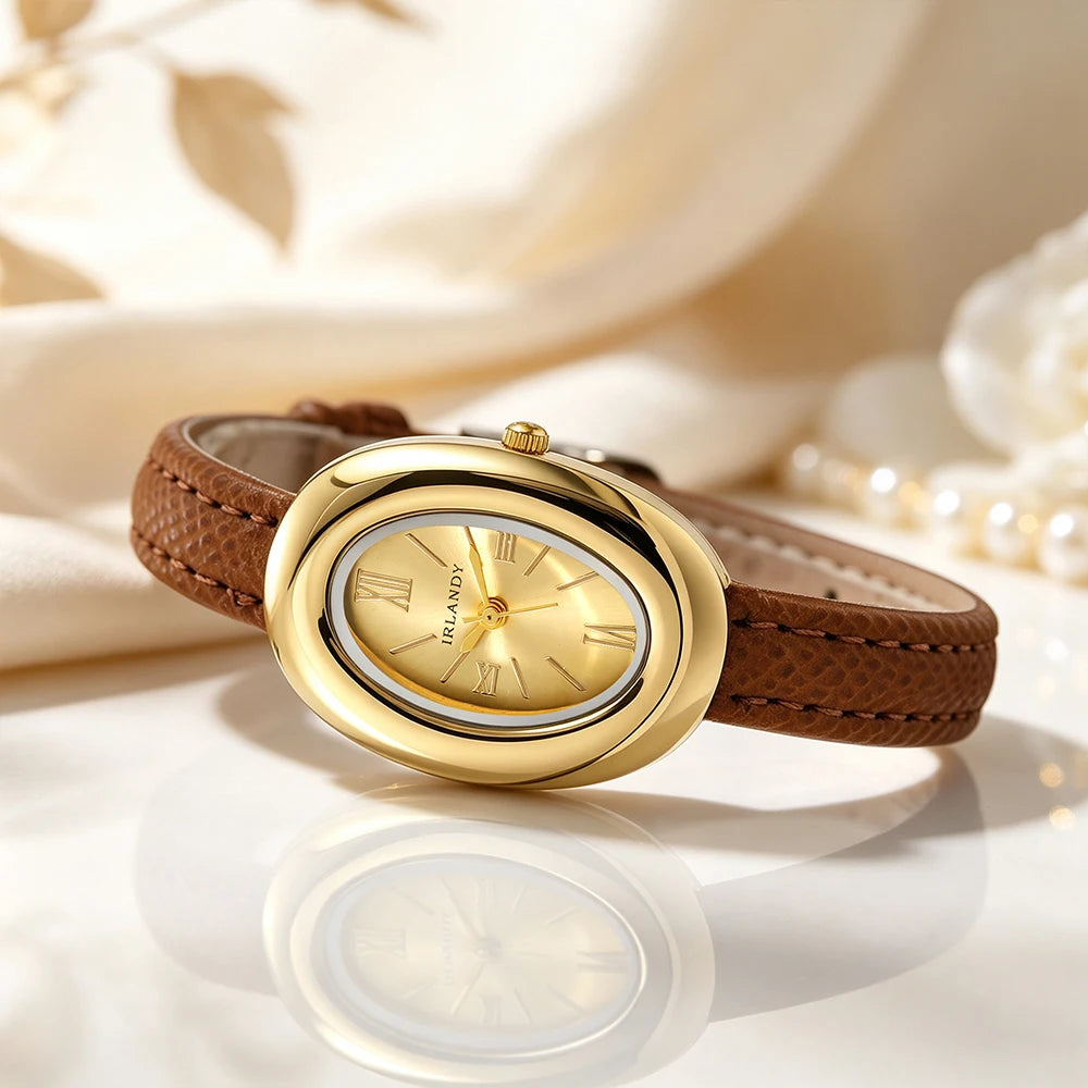 Set de Reloj Ovalado y Brazalete