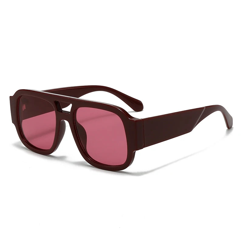 Lentes Cuadrados Doble Puente