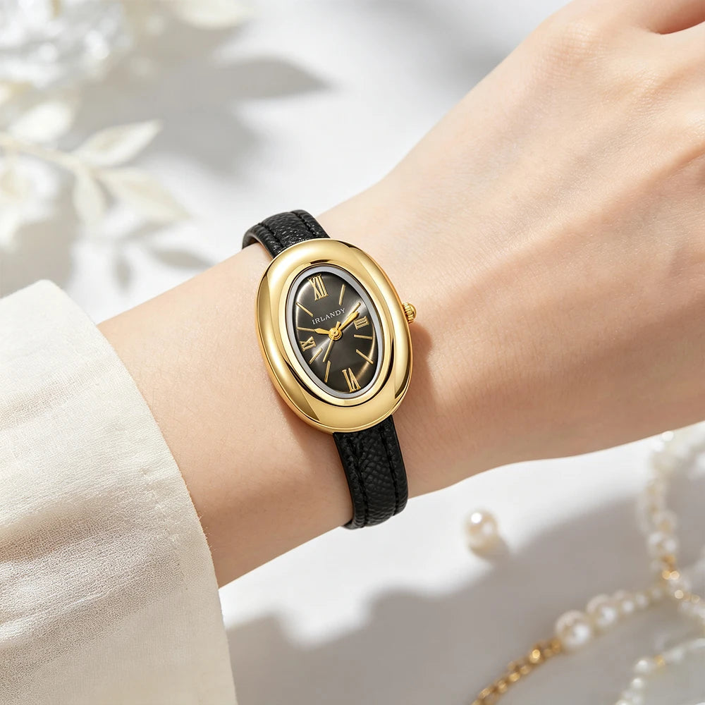 Set de Reloj Ovalado y Brazalete